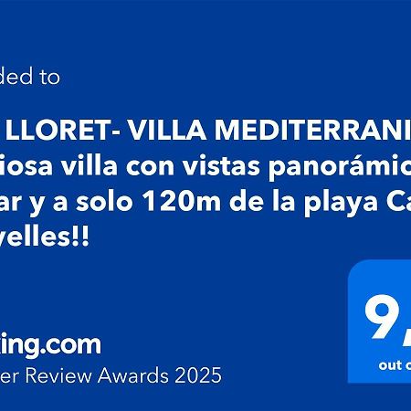 V&V Lloret- Villa Mediterrania, Vistas Panoramicas Al Mar โยเรตเดมาร์ ภายนอก รูปภาพ