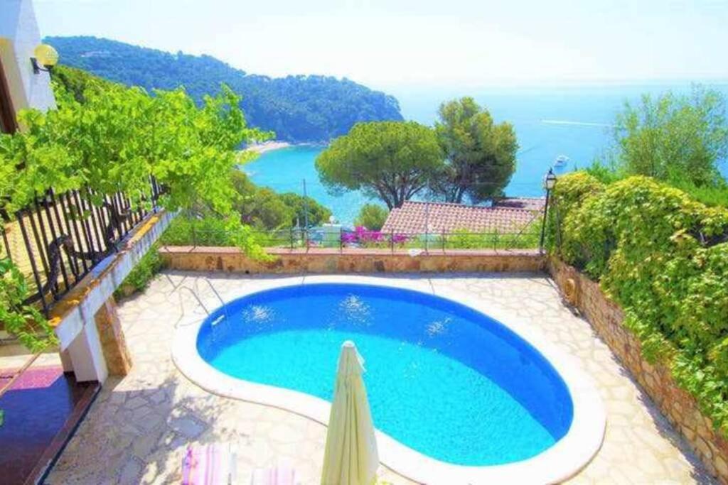 V&V Lloret- Villa Mediterrania, Vistas Panoramicas Al Mar โยเรตเดมาร์ ภายนอก รูปภาพ