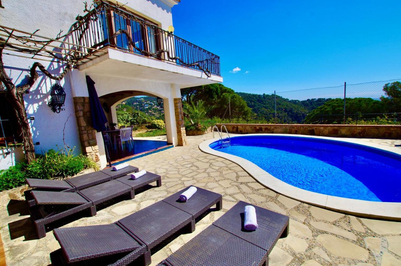 V&V Lloret- Villa Mediterrania, Vistas Panoramicas Al Mar โยเรตเดมาร์ ภายนอก รูปภาพ