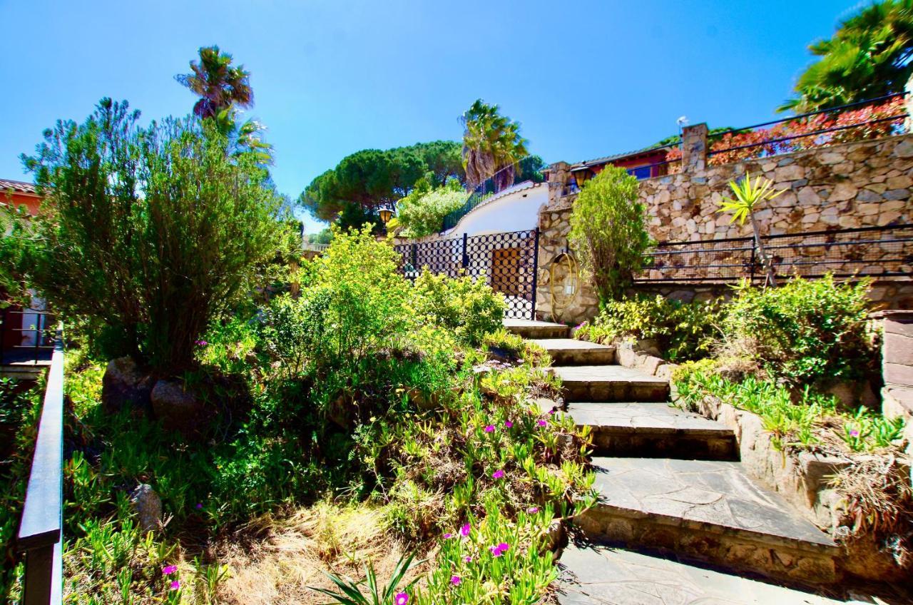 V&V Lloret- Villa Mediterrania, Vistas Panoramicas Al Mar โยเรตเดมาร์ ภายนอก รูปภาพ