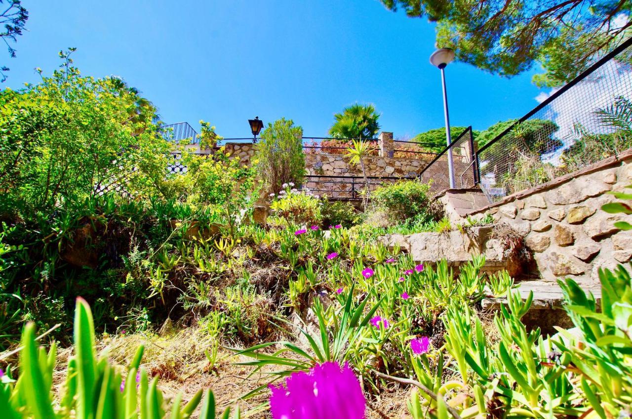 V&V Lloret- Villa Mediterrania, Vistas Panoramicas Al Mar โยเรตเดมาร์ ภายนอก รูปภาพ