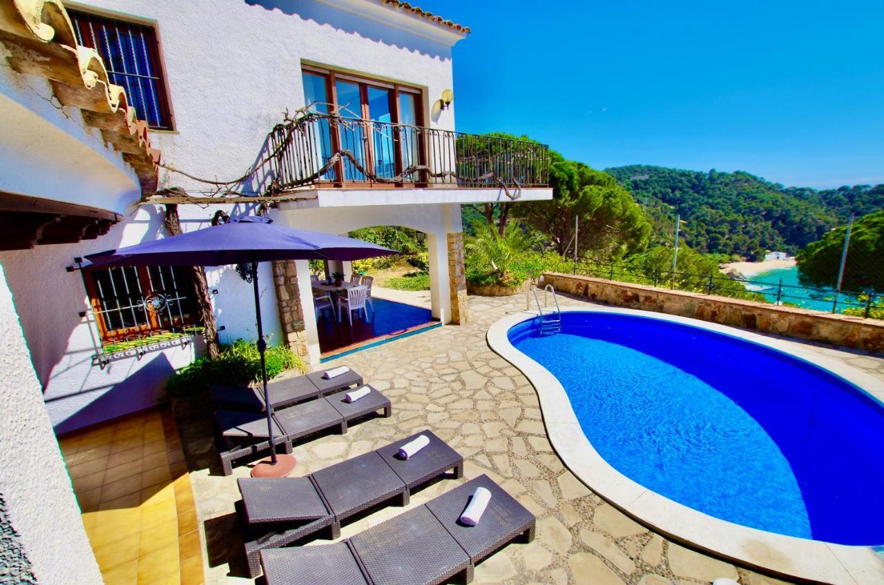 V&V Lloret- Villa Mediterrania, Vistas Panoramicas Al Mar โยเรตเดมาร์ ภายนอก รูปภาพ