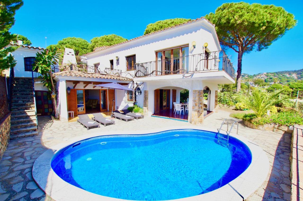 V&V Lloret- Villa Mediterrania, Vistas Panoramicas Al Mar โยเรตเดมาร์ ภายนอก รูปภาพ