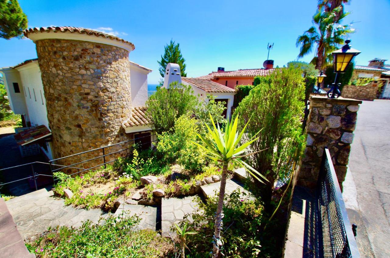 V&V Lloret- Villa Mediterrania, Vistas Panoramicas Al Mar โยเรตเดมาร์ ภายนอก รูปภาพ