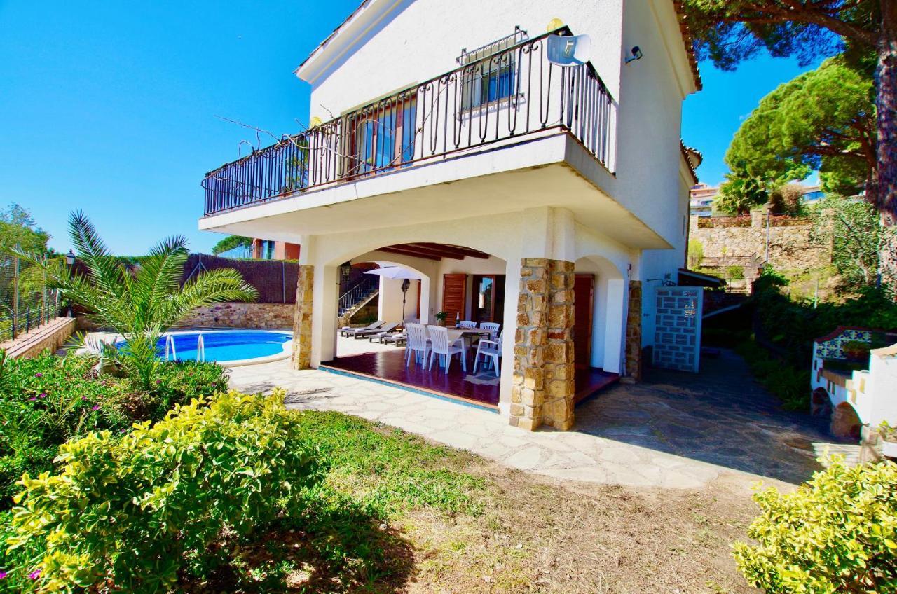 V&V Lloret- Villa Mediterrania, Vistas Panoramicas Al Mar โยเรตเดมาร์ ภายนอก รูปภาพ